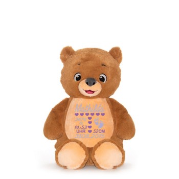 Kuscheltier Bär bestickt mit Namen